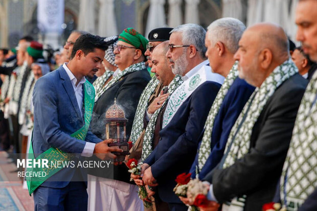 حرم امام علی علیه‌الاسلام در نجف اشرف در آستانه جشن عید غدیر آماده میزبانی از زائران امیرالمونین (ع) شد