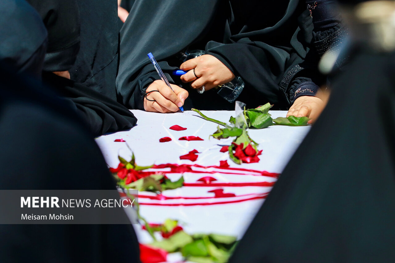 ورود پیکر ۱۸ شهید دفاع مقدس به کشور از مرز شلمچه