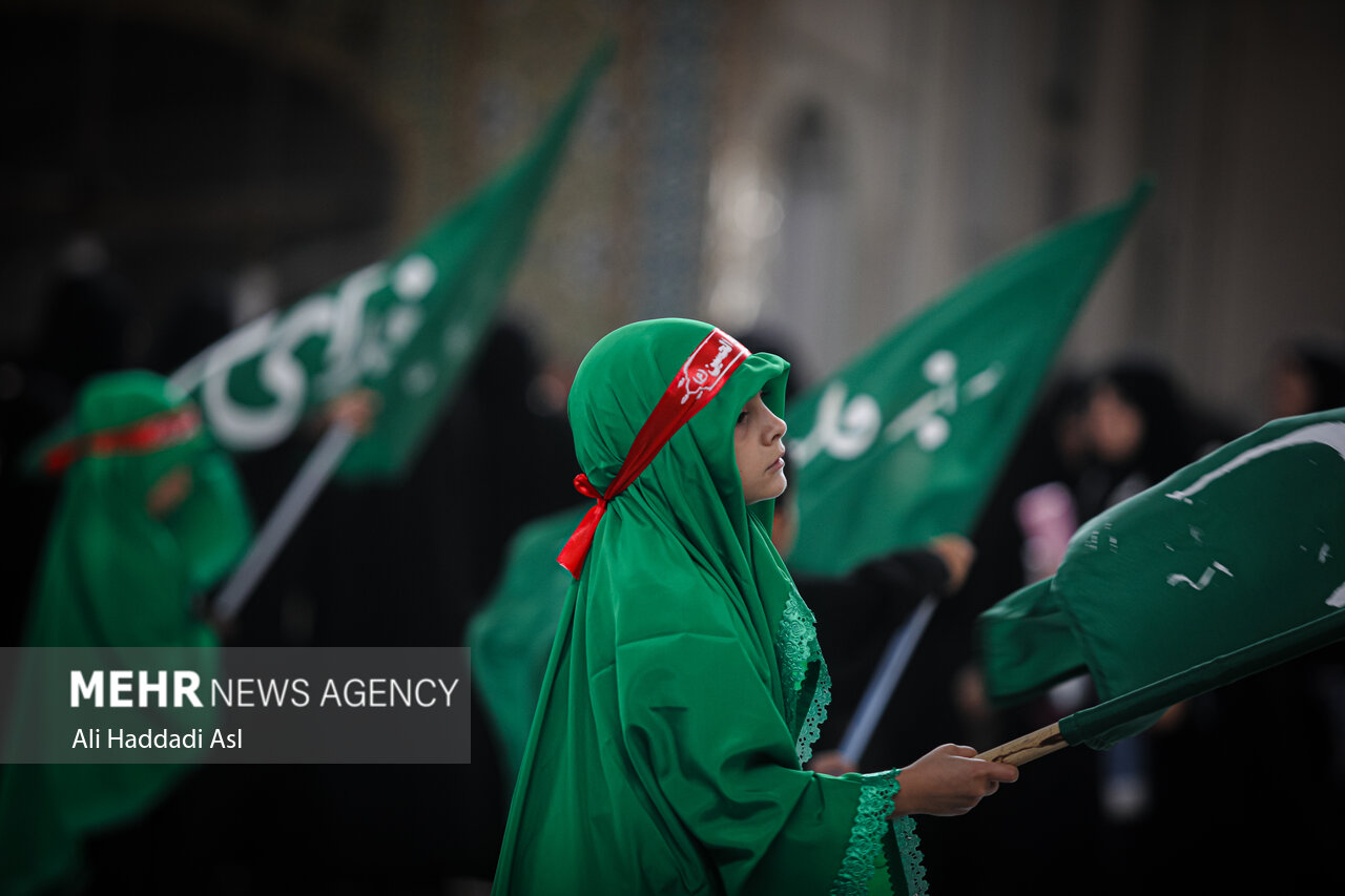 اجتماع بزرگ زنان عاشورایی صبح روز یکشنبه ۸ مرداد ماه ۱۴۰۲ در حرم عبدالعظیم الحسنی (ع) برگزار شد