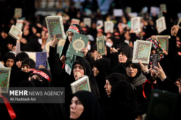 اجتماع بزرگ زنان عاشورایی صبح روز یکشنبه ۸ مرداد ماه ۱۴۰۲ در حرم عبدالعظیم الحسنی (ع) برگزار شد