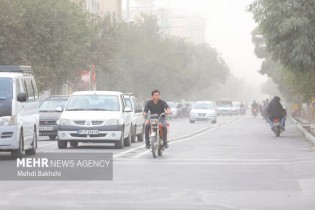 گردوخاک در نواحی شرقی و جنوبی کشور