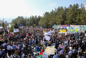 راهپیمایی ۱۳ آبان در بیرجند