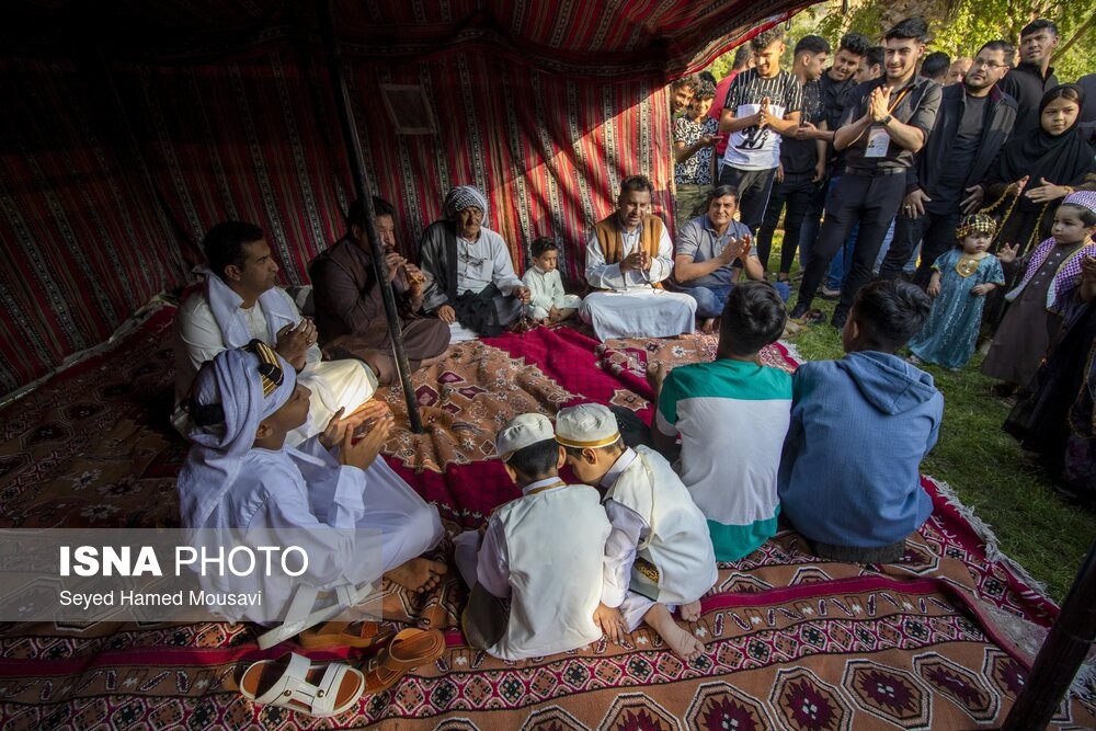 تصاویر / آیین سنتی «گرگیعان» در شهرستان شوش  