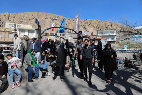 مسافران نوروزی در روستای تاریخی کندوان - آذربایجان شرقی